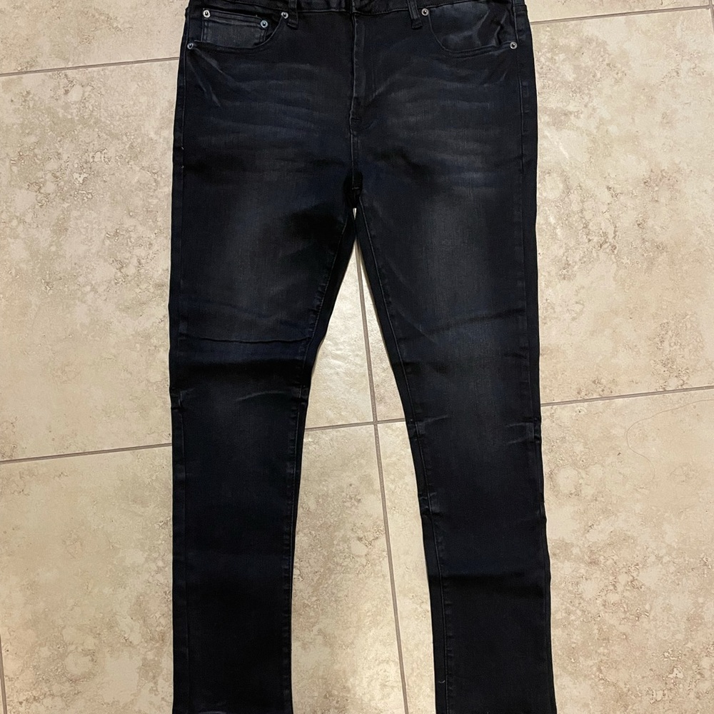 Rue21 Men’s Ultra Flex Black Super Skinny Jeans